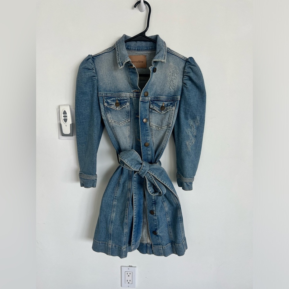 Retrofete Blue Denim Dress - Picture 3 of 8